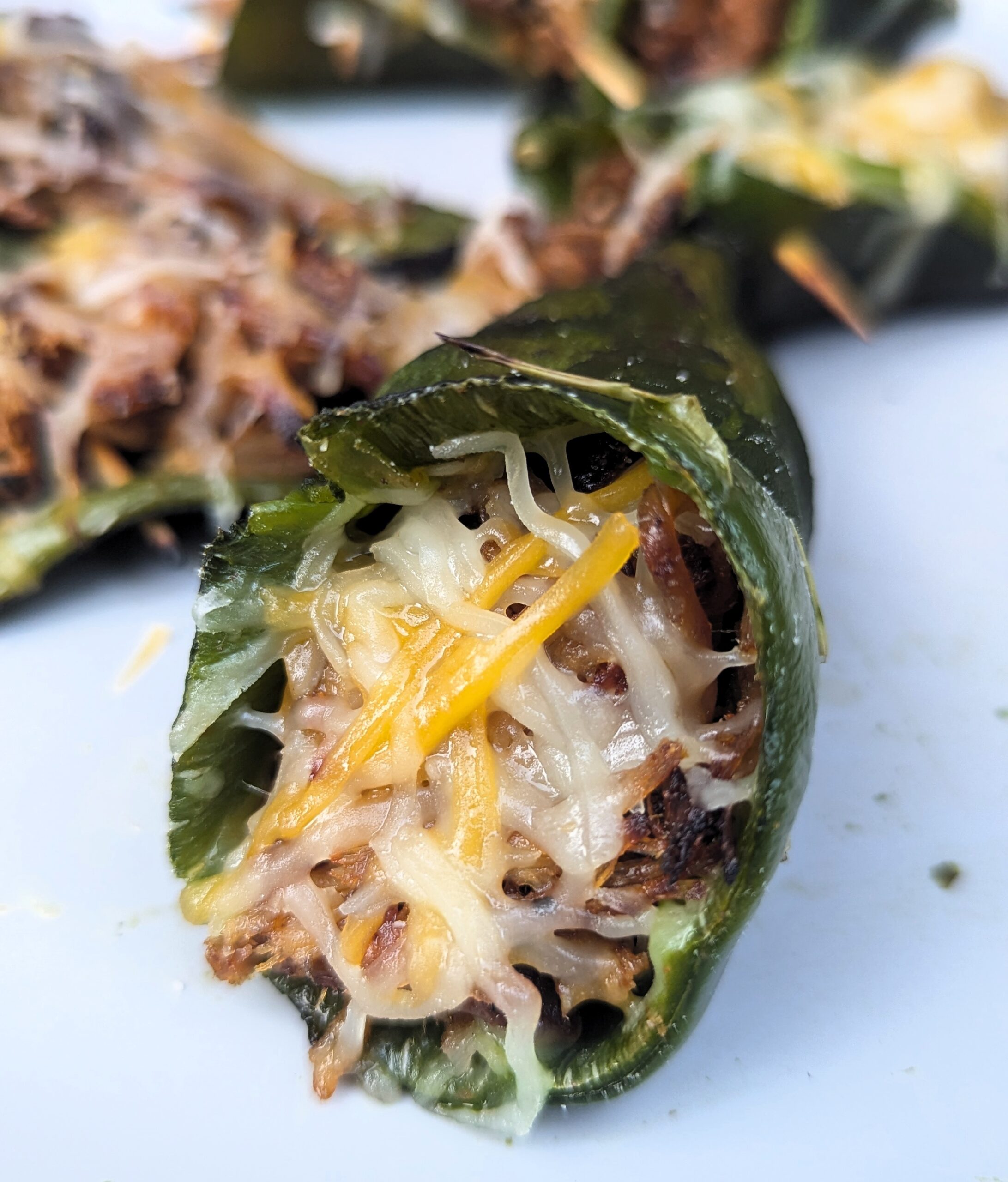 Transform Leftover Pulled Pork into Stuffed Poblanos